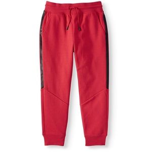 Boys Athletic Works Interlock Fleece Jogger Pants